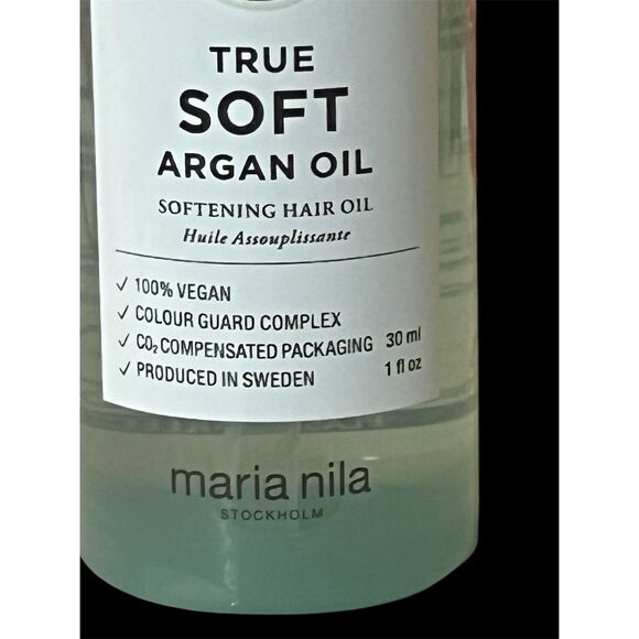 Maria Nila True Soft Argan Oil 1 oz Vegan Moisturizing Hair Oil - Picture 5 of 14